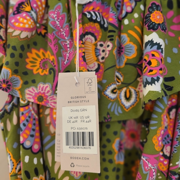 Boden Ruffle Neck Off-Shoulder Romper - Picture 4 of 4